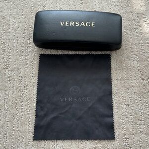 Versace Glasses Case & Microfiber Towel